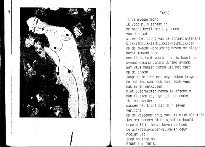 Een nacht in de jaren tachtig van de vorige eeuw