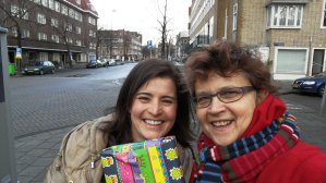 Two happy people on 12-12-12