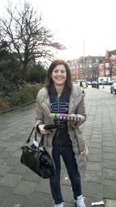 The random woman that I gave my present to